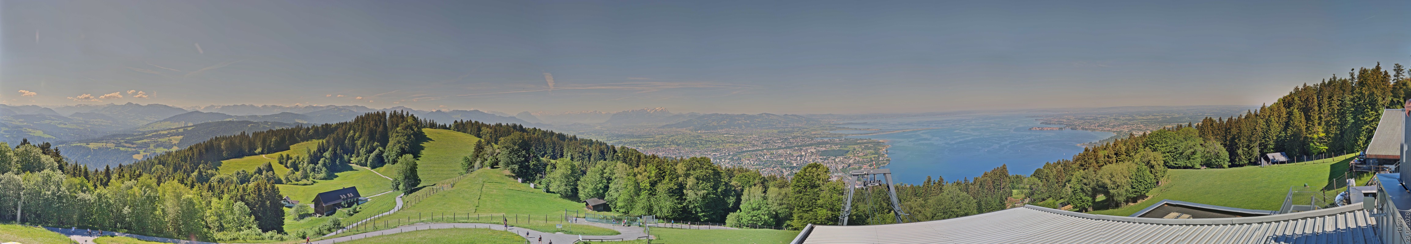 Archiv Foto Webcam Bregenz: Bergstation Pfänderbahn