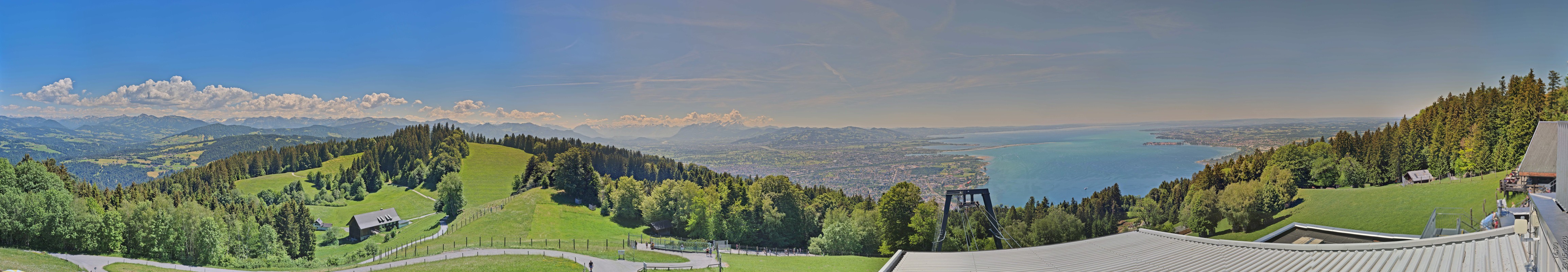 Archiv Foto Webcam Bregenz: Bergstation Pfänderbahn