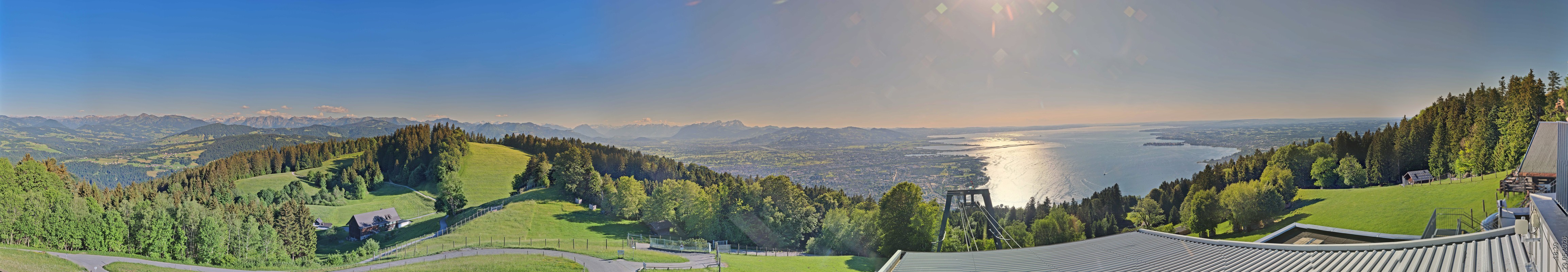 Archiv Foto Webcam Bregenz: Bergstation Pfänderbahn
