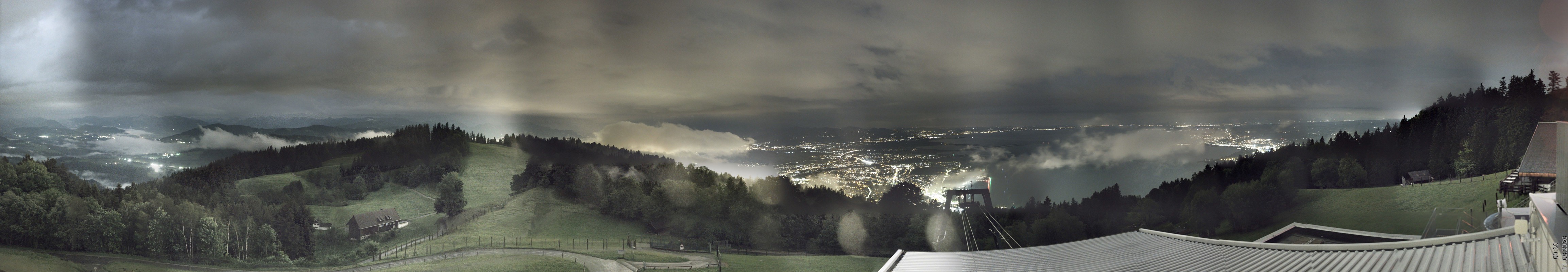 Archiv Foto Webcam Bregenz: Bergstation Pfänderbahn