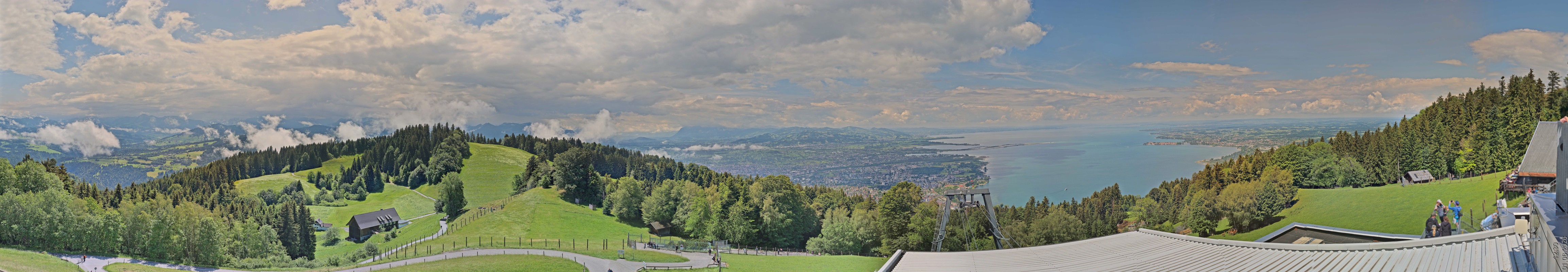 Archiv Foto Webcam Bregenz: Bergstation Pfänderbahn