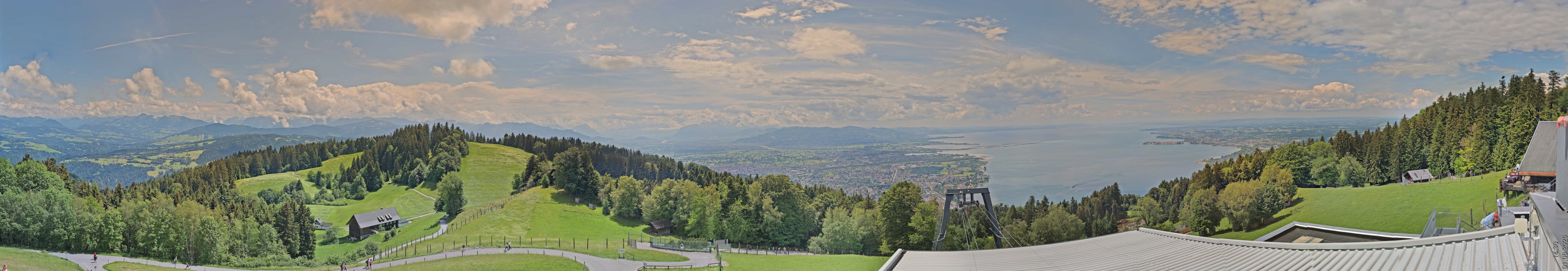 Archiv Foto Webcam Bregenz: Bergstation Pfänderbahn