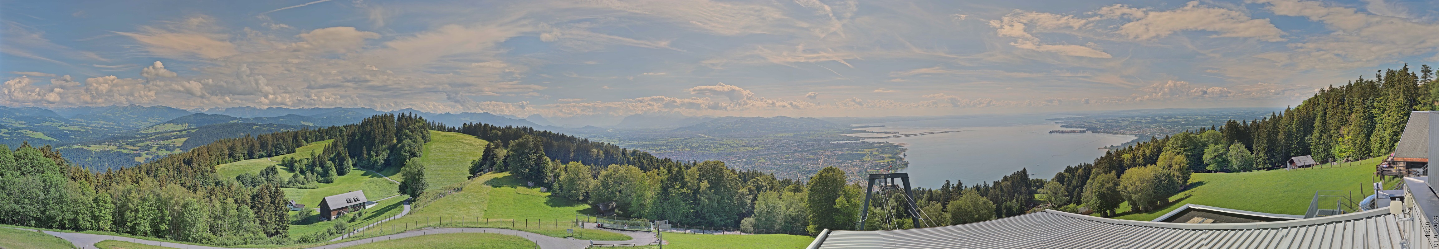 Archiv Foto Webcam Bregenz: Bergstation Pfänderbahn