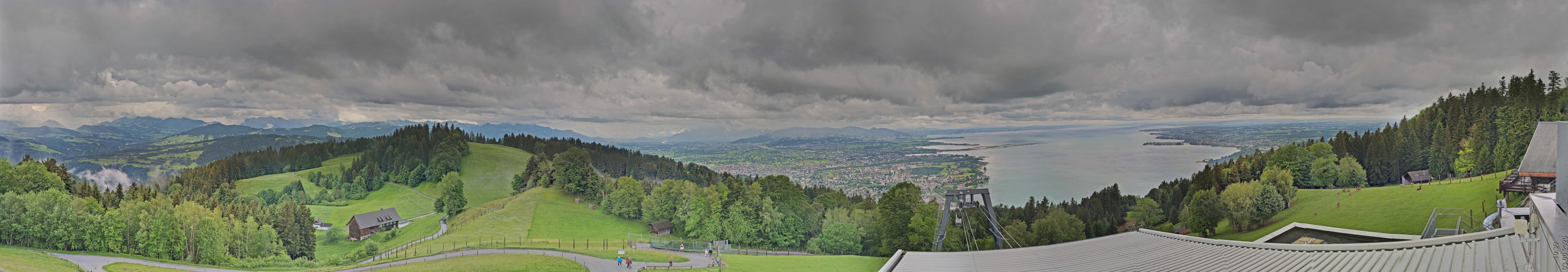 Archiv Foto Webcam Bregenz: Bergstation Pfänderbahn
