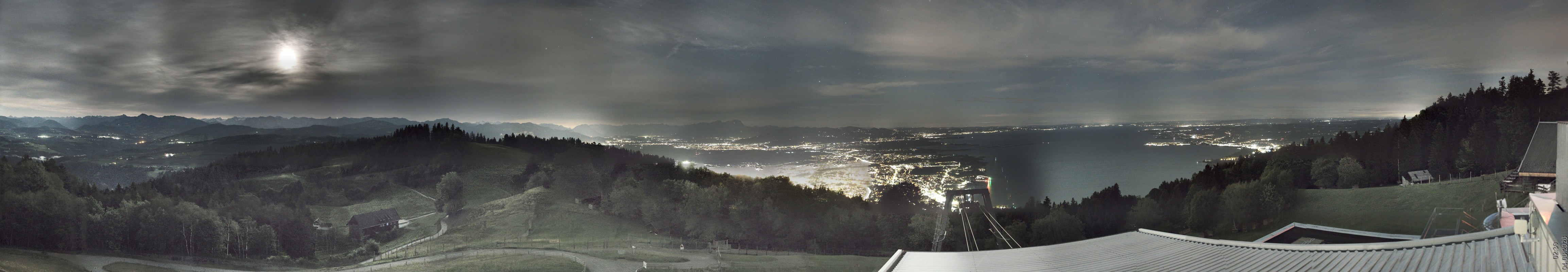 Archiv Foto Webcam Bregenz: Bergstation Pfänderbahn