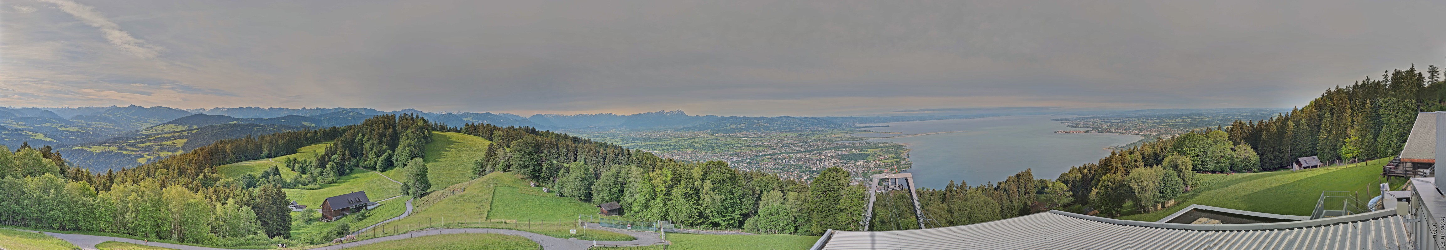 Archiv Foto Webcam Bregenz: Bergstation Pfänderbahn