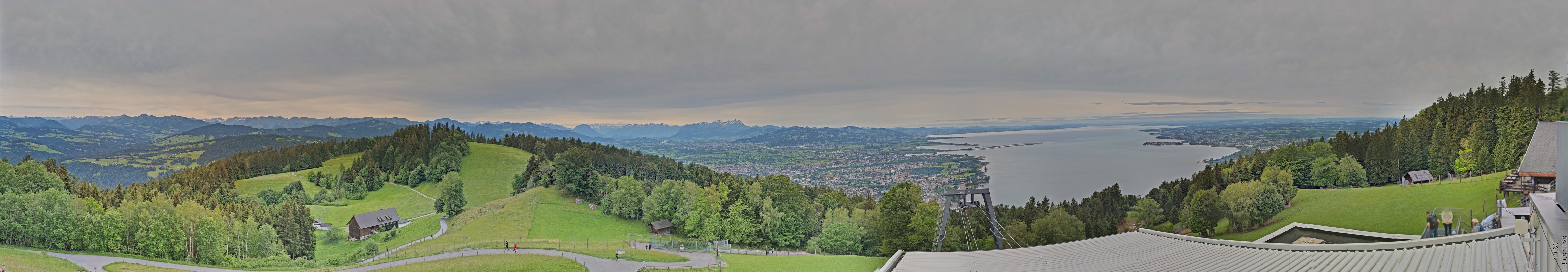 Archiv Foto Webcam Bregenz: Bergstation Pfänderbahn