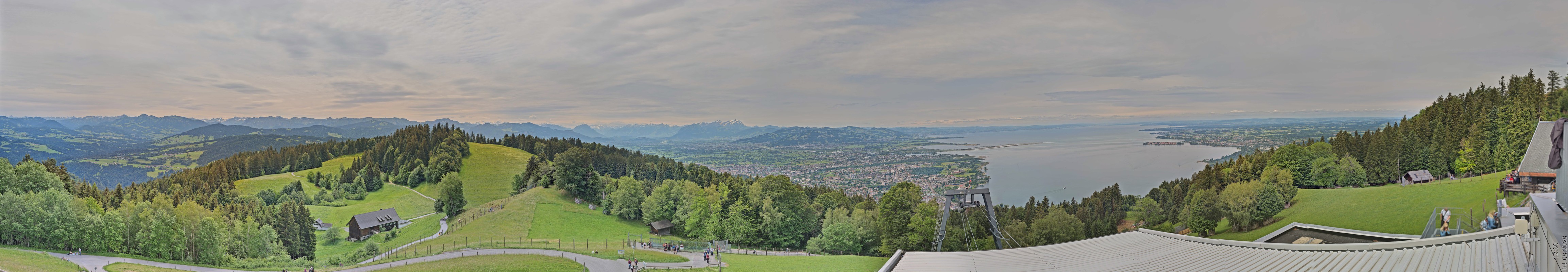 Archiv Foto Webcam Bregenz: Bergstation Pfänderbahn