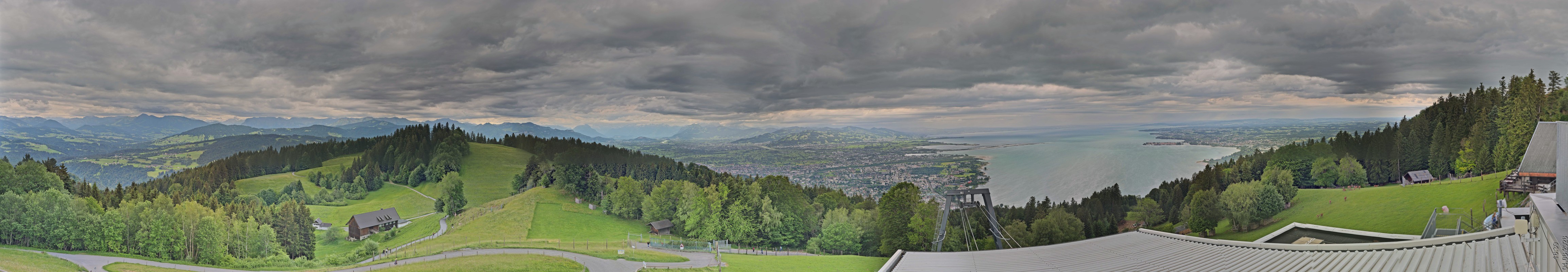 Archiv Foto Webcam Bregenz: Bergstation Pfänderbahn