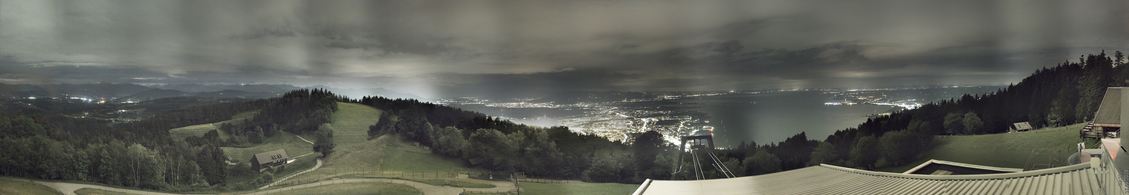 Archiv Foto Webcam Bregenz: Bergstation Pfänderbahn