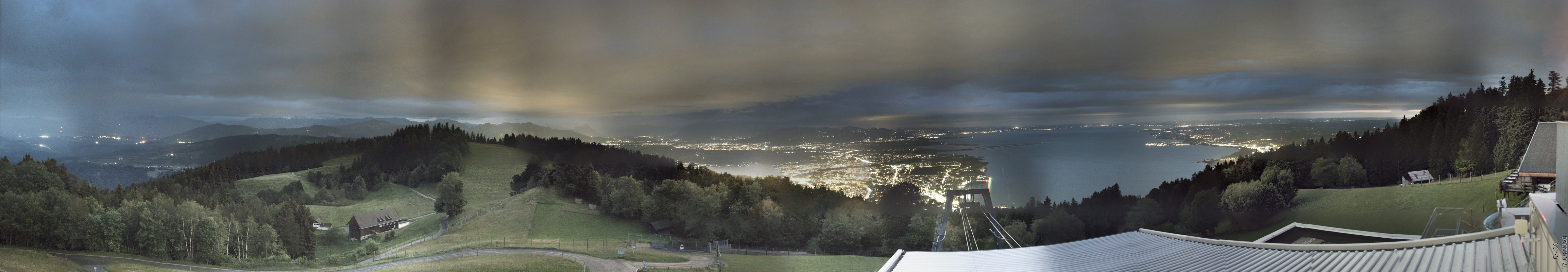 Archiv Foto Webcam Bregenz: Bergstation Pfänderbahn
