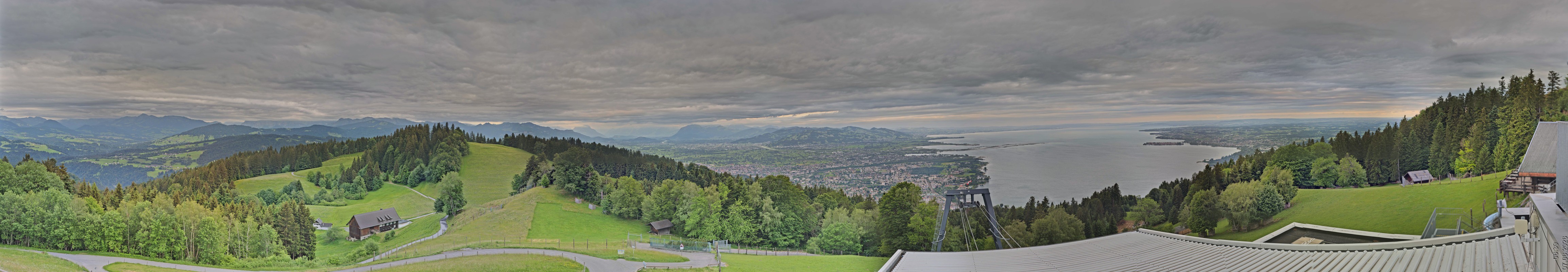 Archiv Foto Webcam Bregenz: Bergstation Pfänderbahn