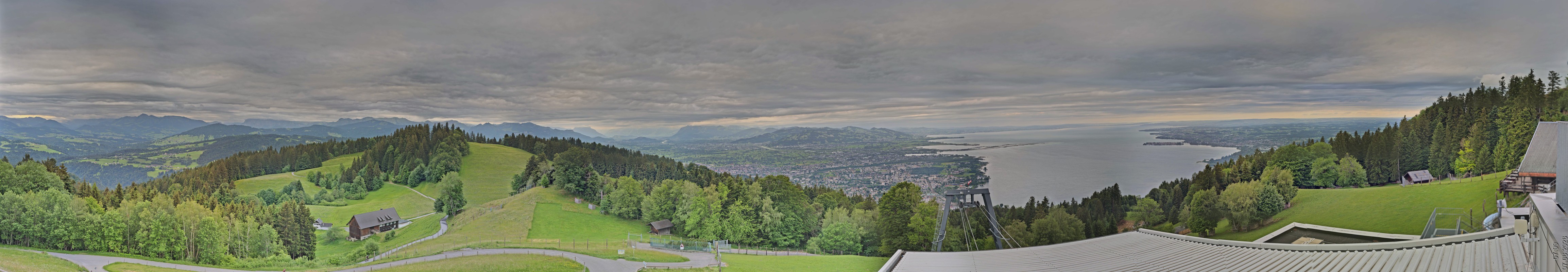 Archiv Foto Webcam Bregenz: Bergstation Pfänderbahn