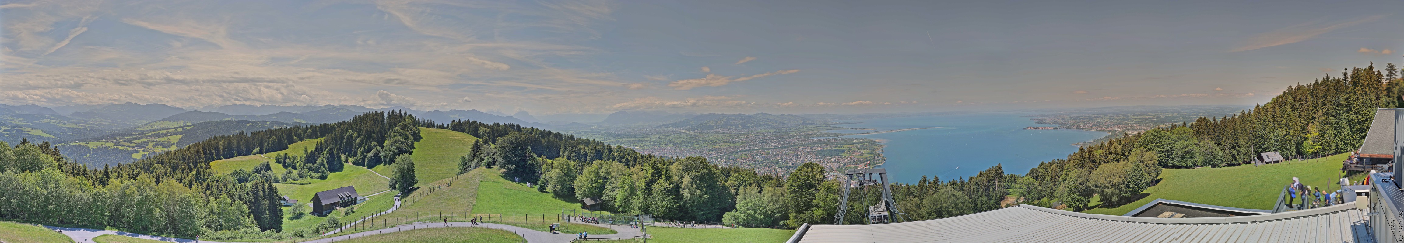 Archiv Foto Webcam Bregenz: Bergstation Pfänderbahn