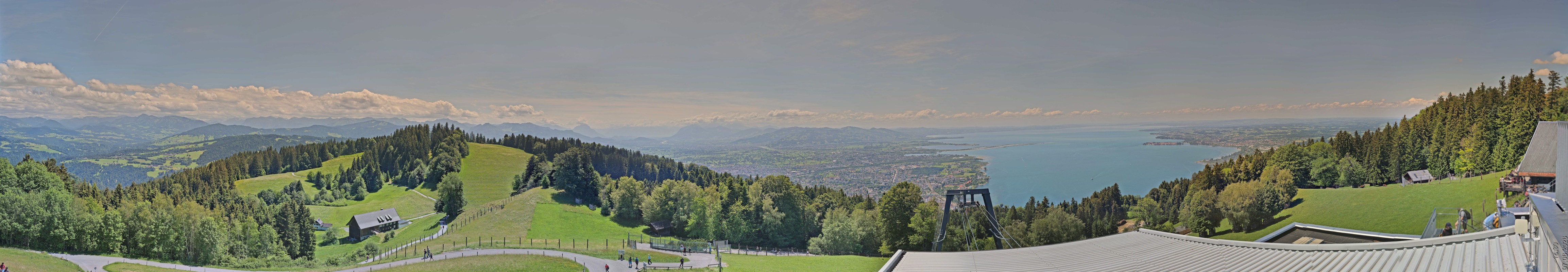 Archiv Foto Webcam Bregenz: Bergstation Pfänderbahn