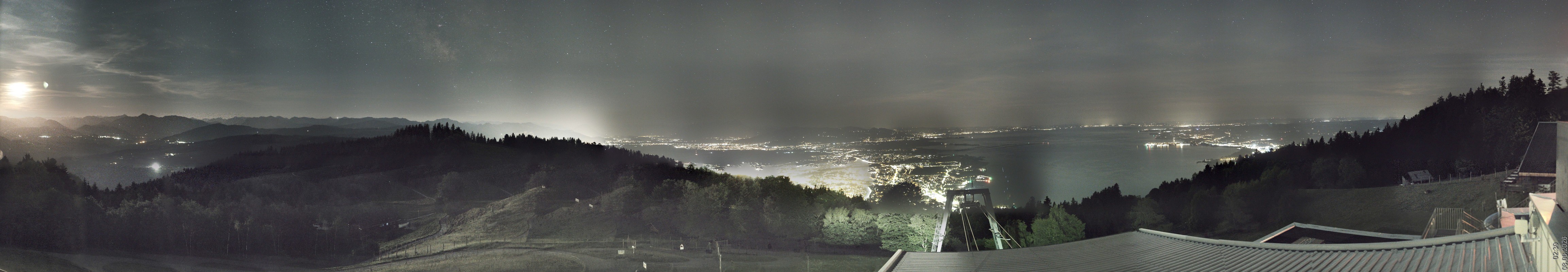 Archiv Foto Webcam Bregenz: Bergstation Pfänderbahn