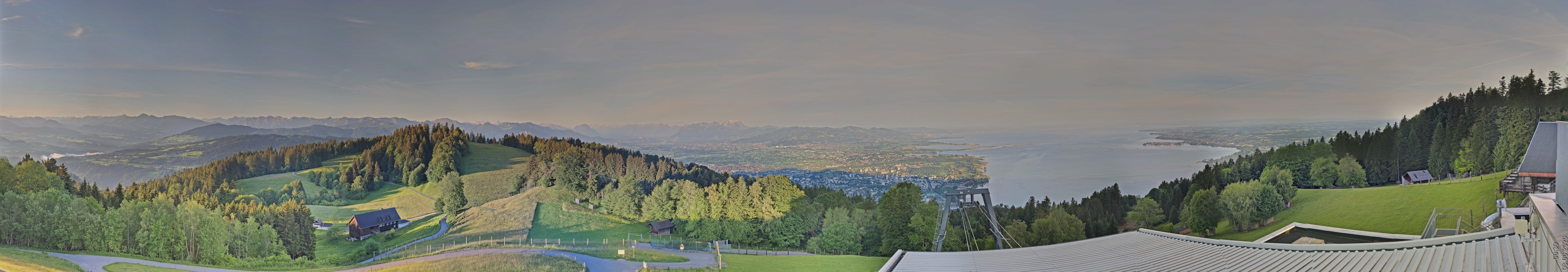 Archiv Foto Webcam Bregenz: Bergstation Pfänderbahn