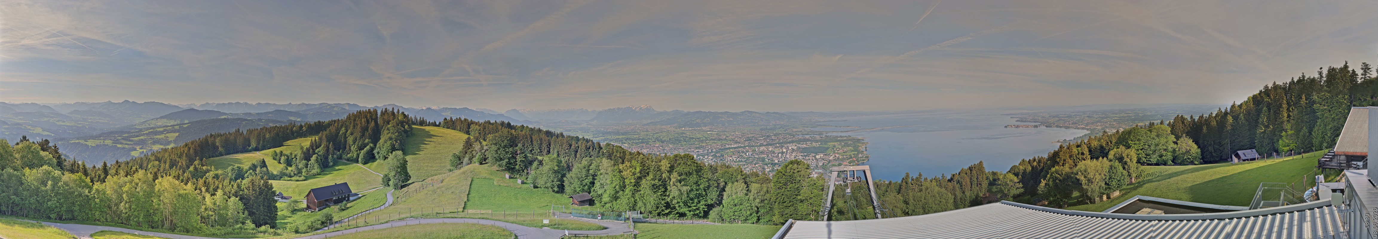 Archiv Foto Webcam Bregenz: Bergstation Pfänderbahn