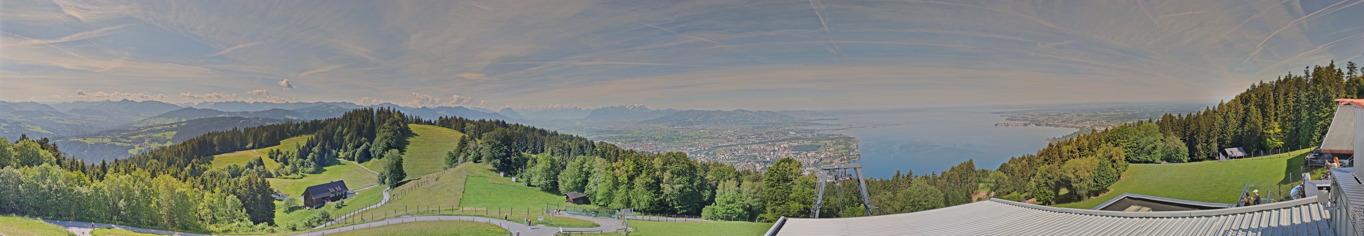 Archiv Foto Webcam Bregenz: Bergstation Pfänderbahn