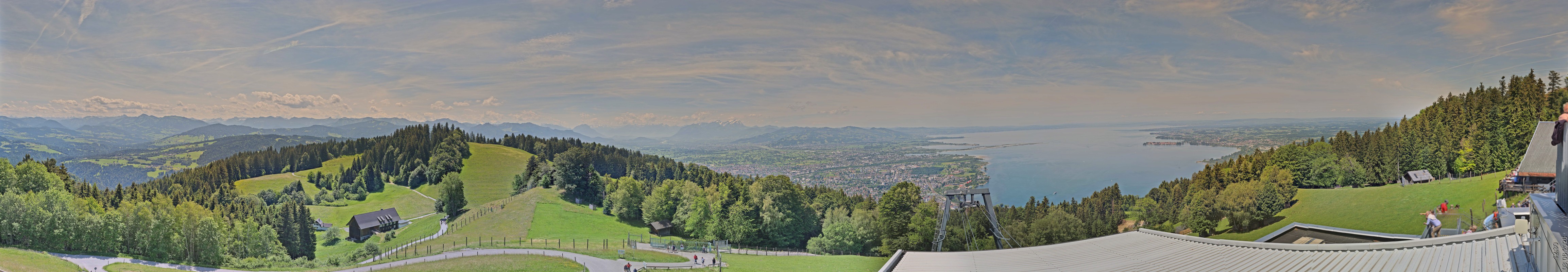 Archiv Foto Webcam Bregenz: Bergstation Pfänderbahn