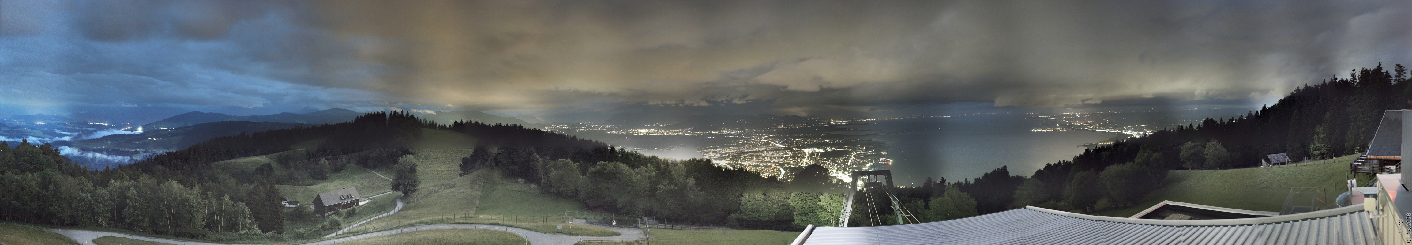 Archiv Foto Webcam Bregenz: Bergstation Pfänderbahn