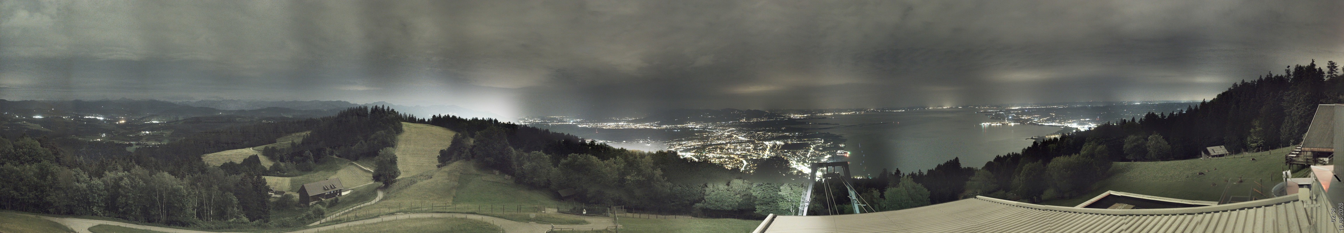 Archived image Webcam Top Station Pfänderbahn