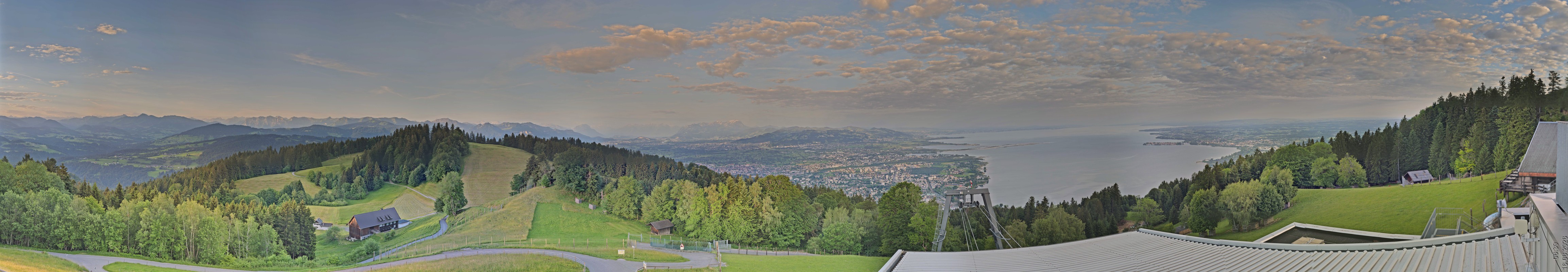 Archived image Webcam Top Station Pfänderbahn
