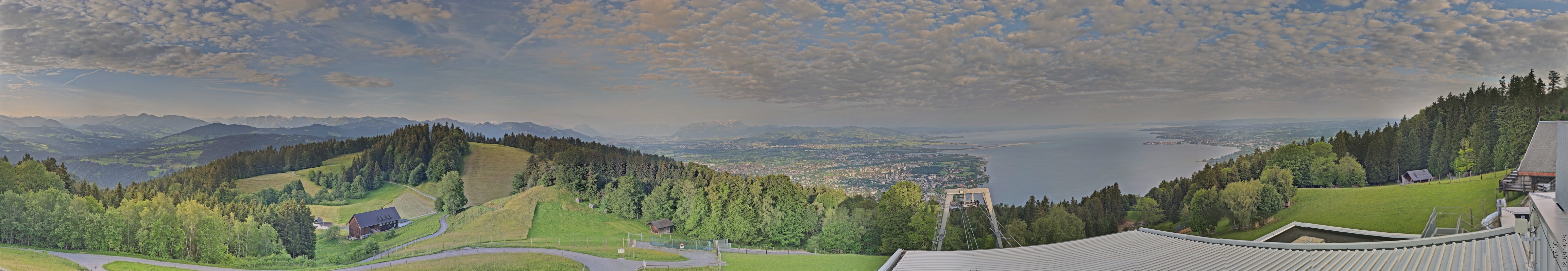 Archiv Foto Webcam Bregenz: Bergstation Pfänderbahn