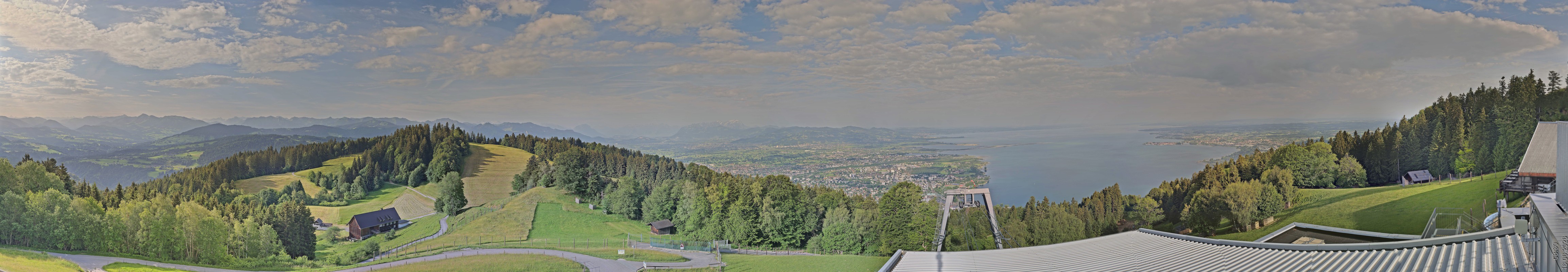 Archiv Foto Webcam Bregenz: Bergstation Pfänderbahn