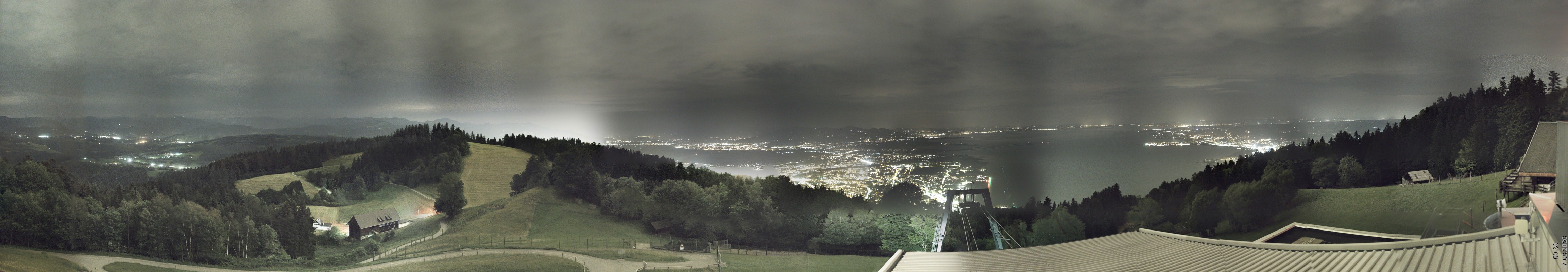 Archiv Foto Webcam Bregenz: Bergstation Pfänderbahn