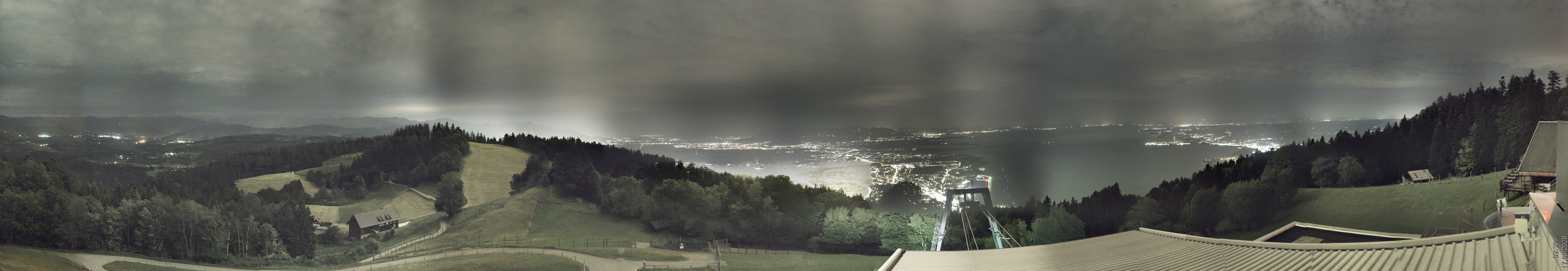 Archiv Foto Webcam Bregenz: Bergstation Pfänderbahn