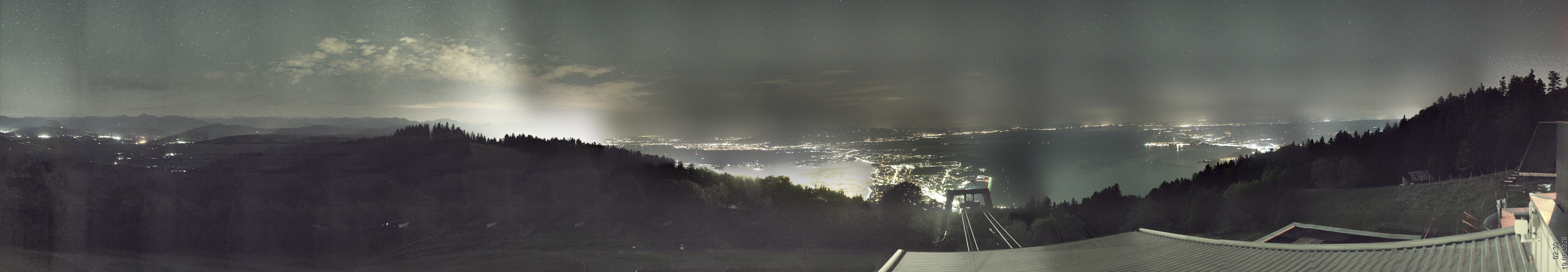 Archiv Foto Webcam Bregenz: Bergstation Pfänderbahn