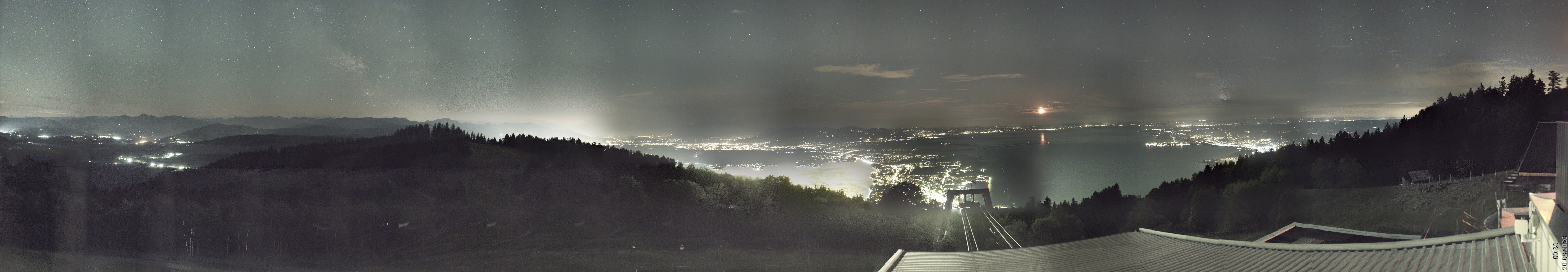 Archiv Foto Webcam Bregenz: Bergstation Pfänderbahn