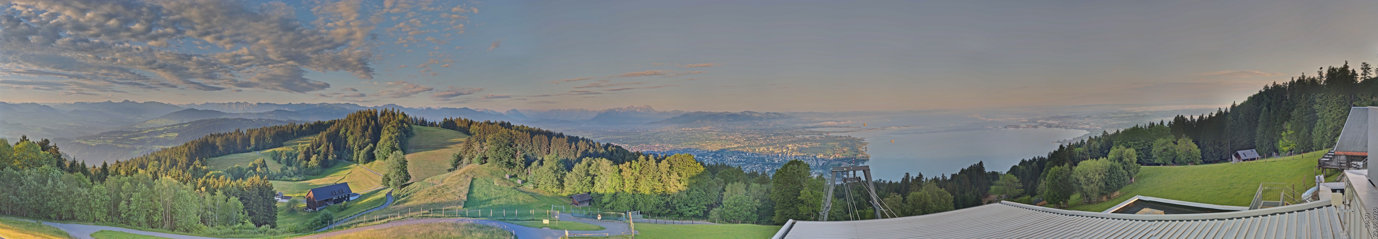 Archiv Foto Webcam Bregenz: Bergstation Pfänderbahn