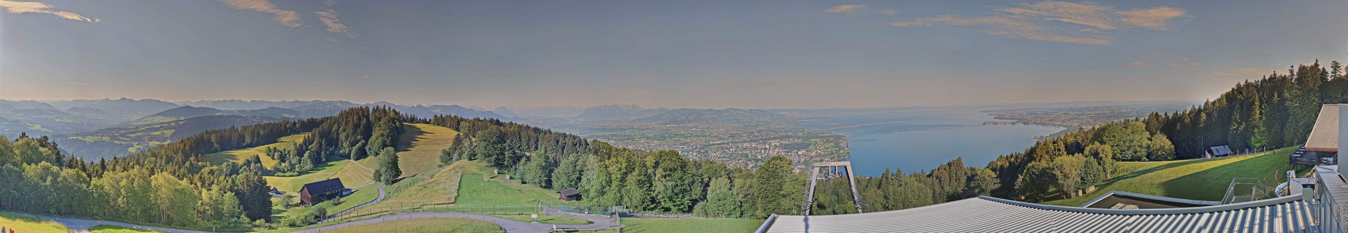 Archiv Foto Webcam Bregenz: Bergstation Pfänderbahn