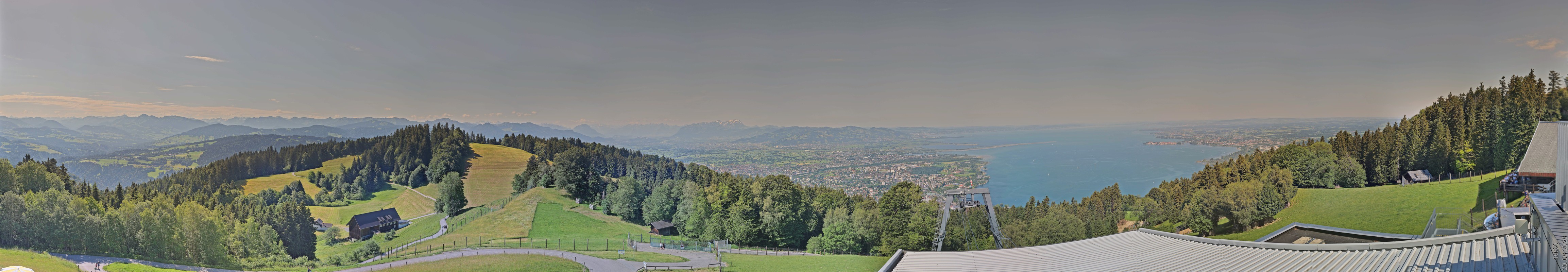 Archiv Foto Webcam Bregenz: Bergstation Pfänderbahn