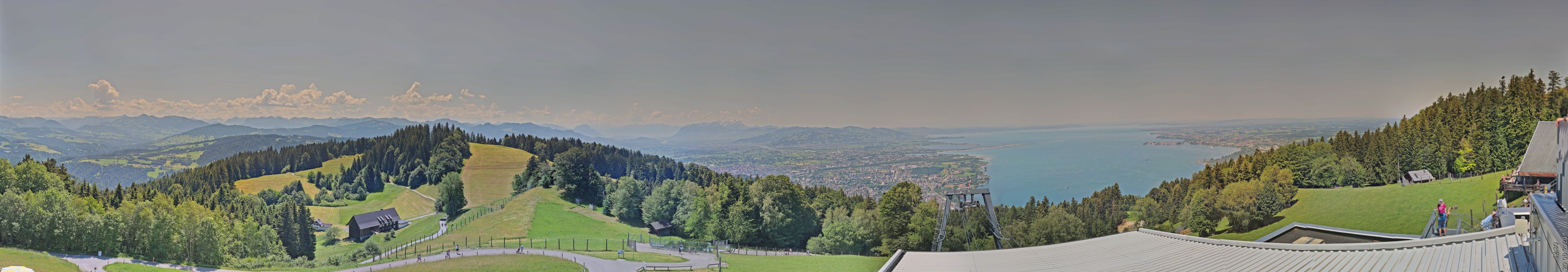 Archiv Foto Webcam Bregenz: Bergstation Pfänderbahn