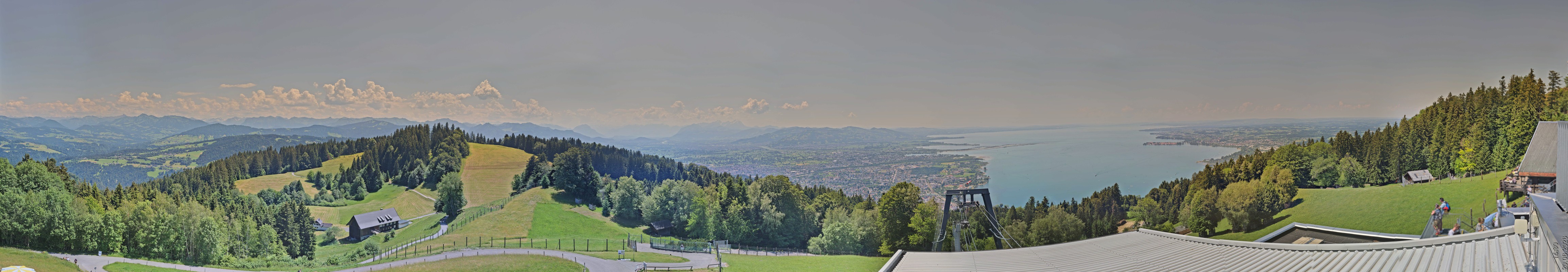 Archiv Foto Webcam Bregenz: Bergstation Pfänderbahn