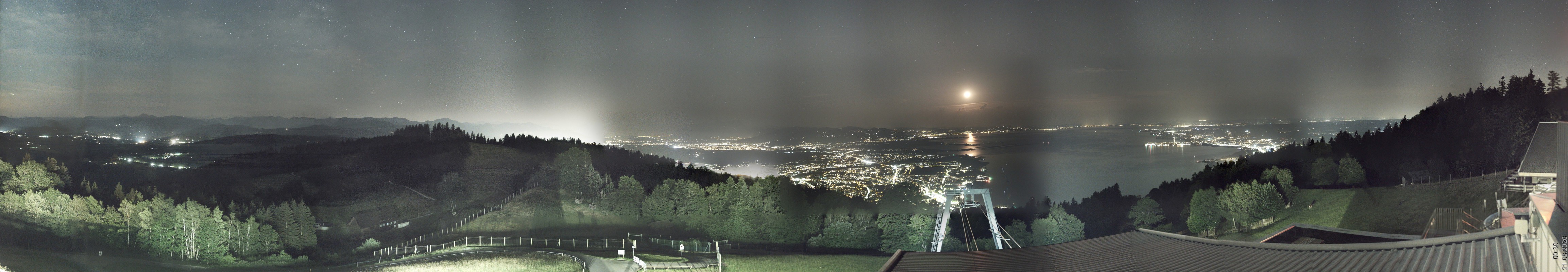 Archiv Foto Webcam Bregenz: Bergstation Pfänderbahn