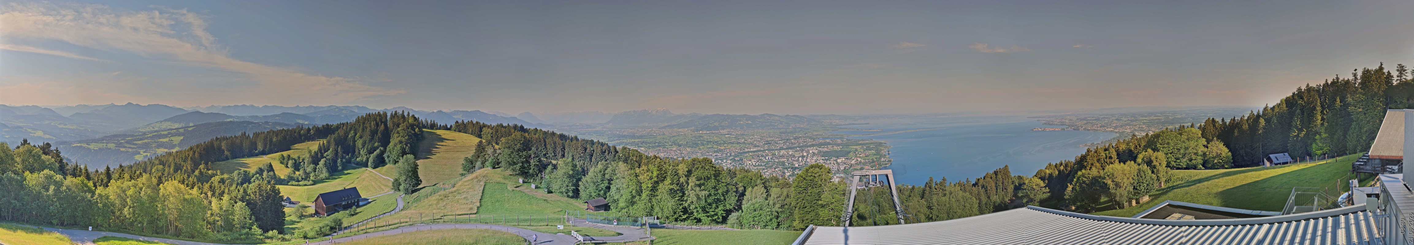 Archiv Foto Webcam Bregenz: Bergstation Pfänderbahn