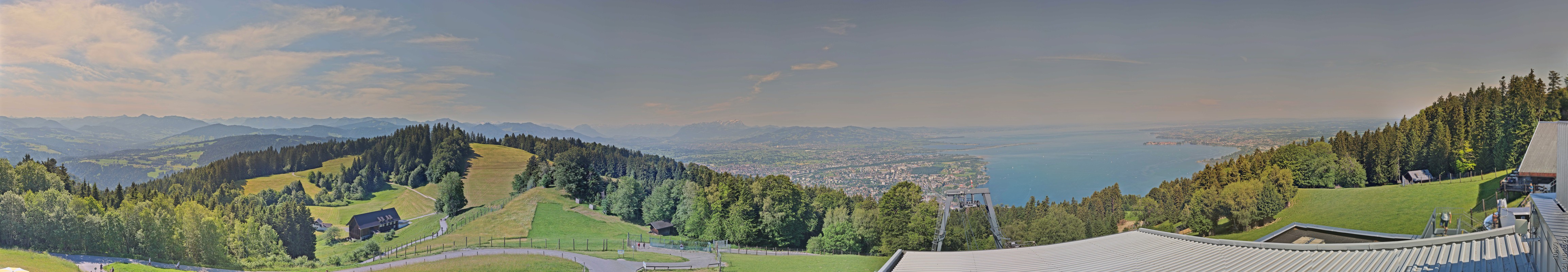 Archiv Foto Webcam Bregenz: Bergstation Pfänderbahn