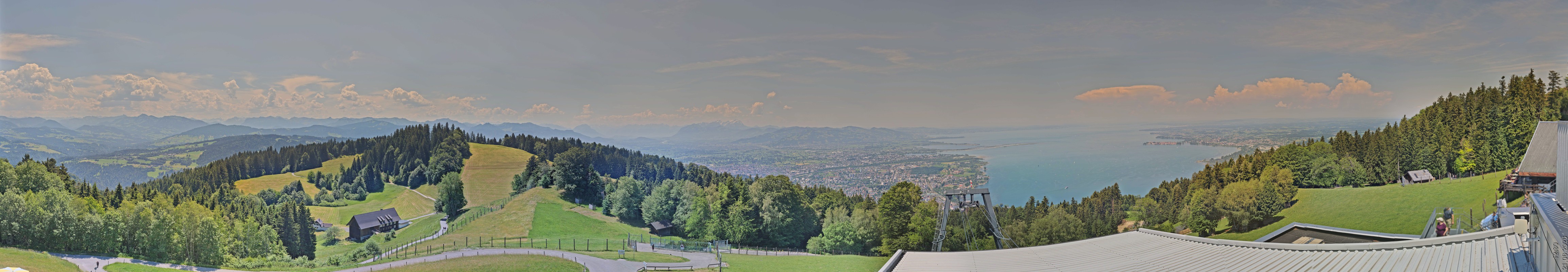 Archiv Foto Webcam Bregenz: Bergstation Pfänderbahn