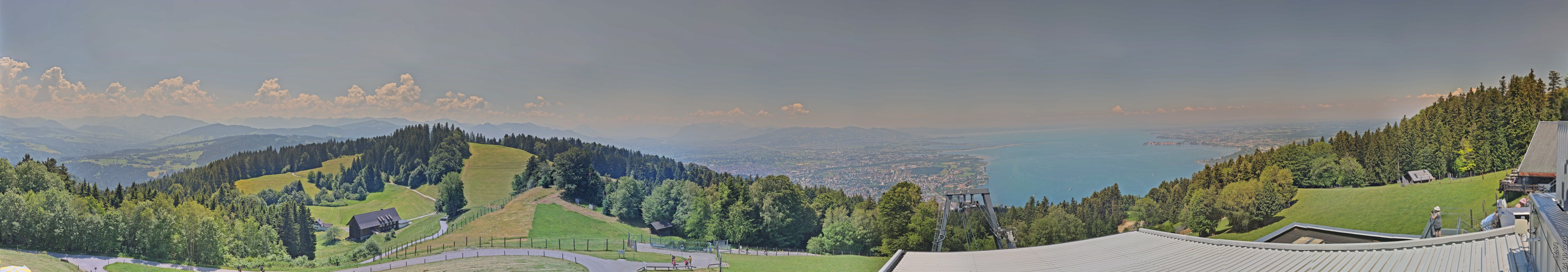 Archiv Foto Webcam Bregenz: Bergstation Pfänderbahn