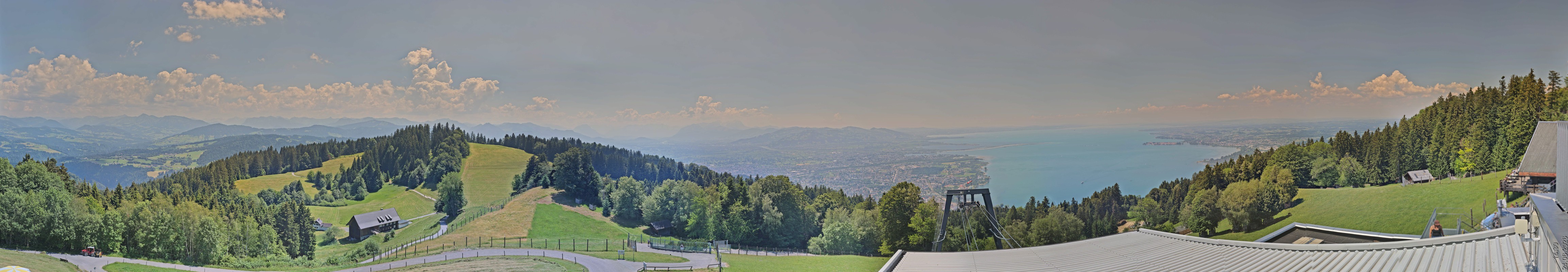 Archiv Foto Webcam Bregenz: Bergstation Pfänderbahn