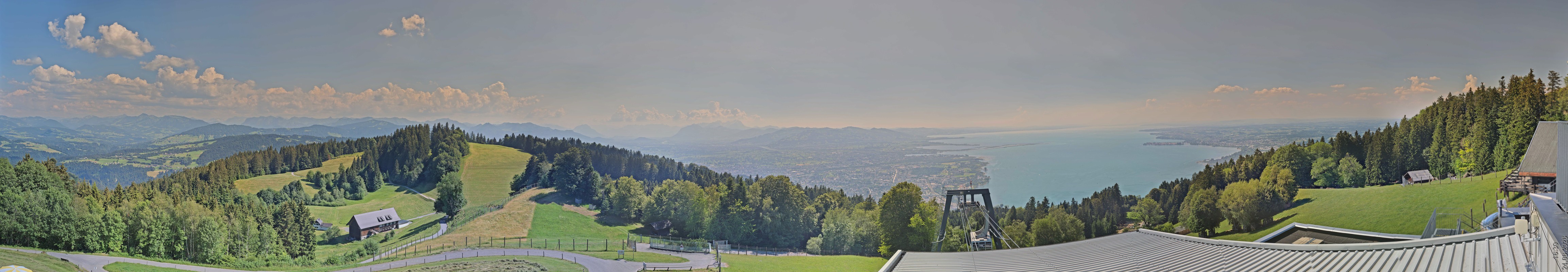 Archiv Foto Webcam Bregenz: Bergstation Pfänderbahn