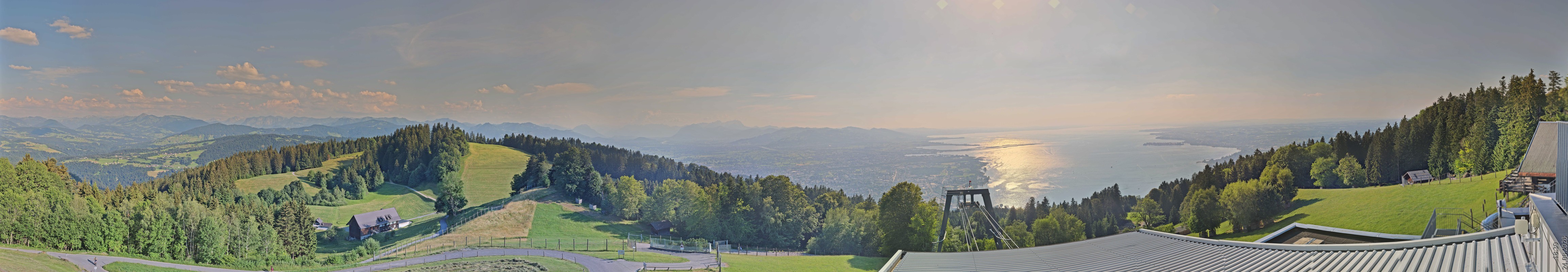 Archiv Foto Webcam Bregenz: Bergstation Pfänderbahn