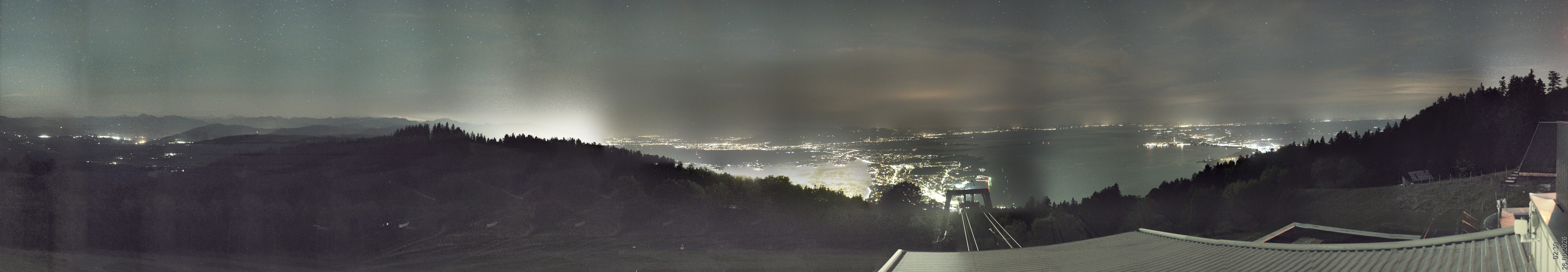 Archiv Foto Webcam Bregenz: Bergstation Pfänderbahn