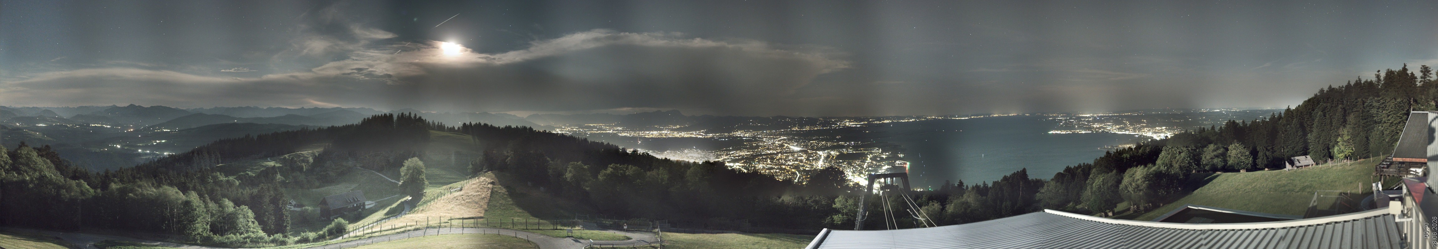 Archiv Foto Webcam Bregenz: Bergstation Pfänderbahn