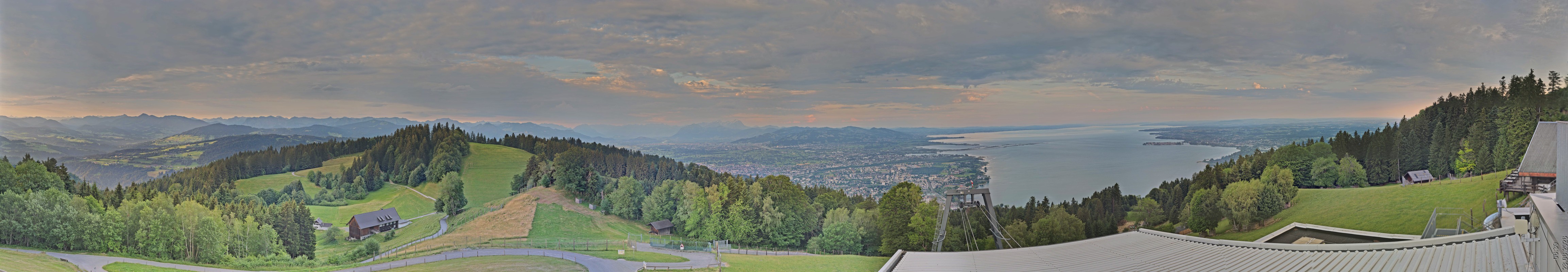 Archiv Foto Webcam Bregenz: Bergstation Pfänderbahn