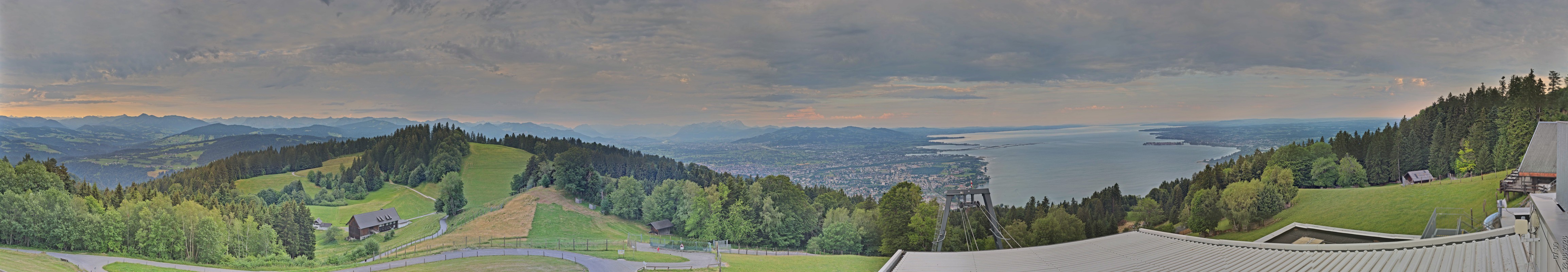 Archiv Foto Webcam Bregenz: Bergstation Pfänderbahn